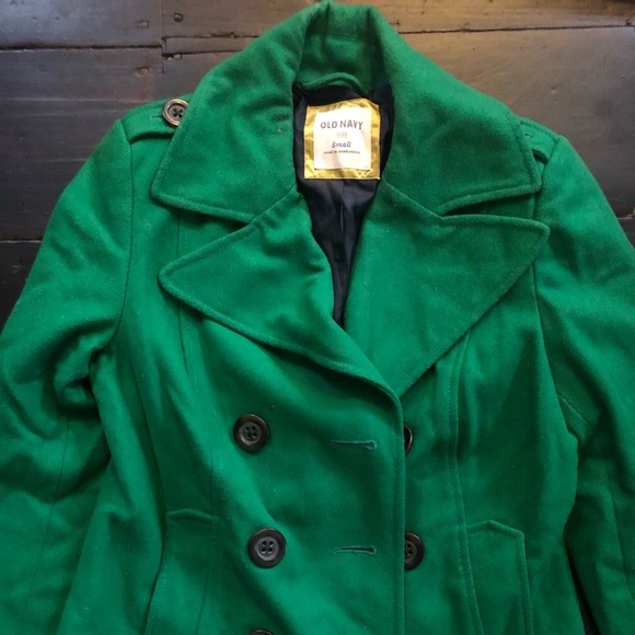 Green Peacoat - Picture 1 of 5